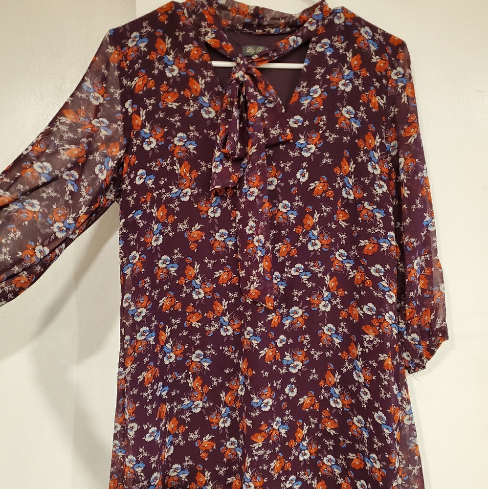 Lily lace Floral blouse